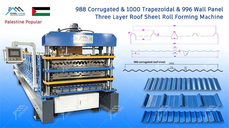 Three Layer Roof Sheet Machine Three Layer Roof Sheet Machine