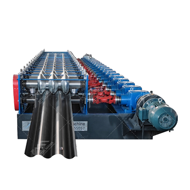 Hot Sale Three Waves And Two Waves Road Barrier Highway Express Guardrail Fence Crash Rolling Forming Machinery
