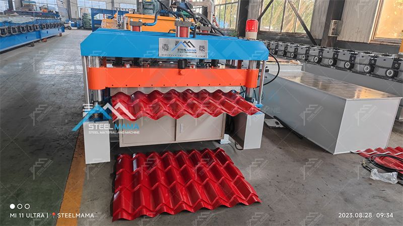 corrugated roof roll forming machine