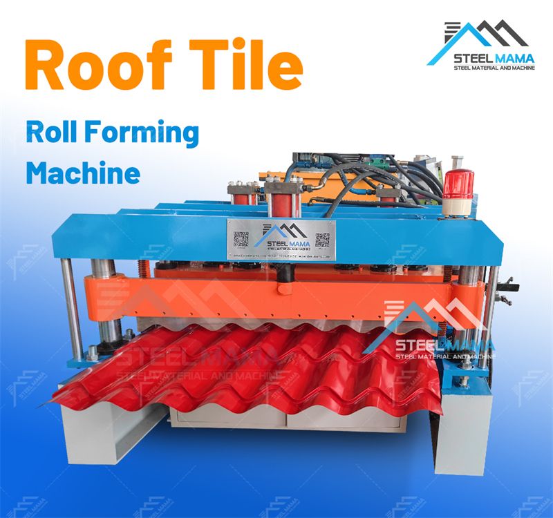 glazed tile roofing sheet making machine