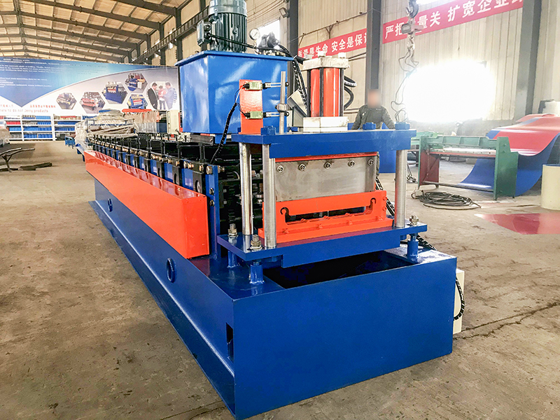 hydraulic metal standing seam roof sheet roll forming machine