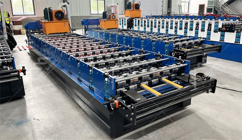 800 Glazed Tile Roof Sheet Roll Forming Machine