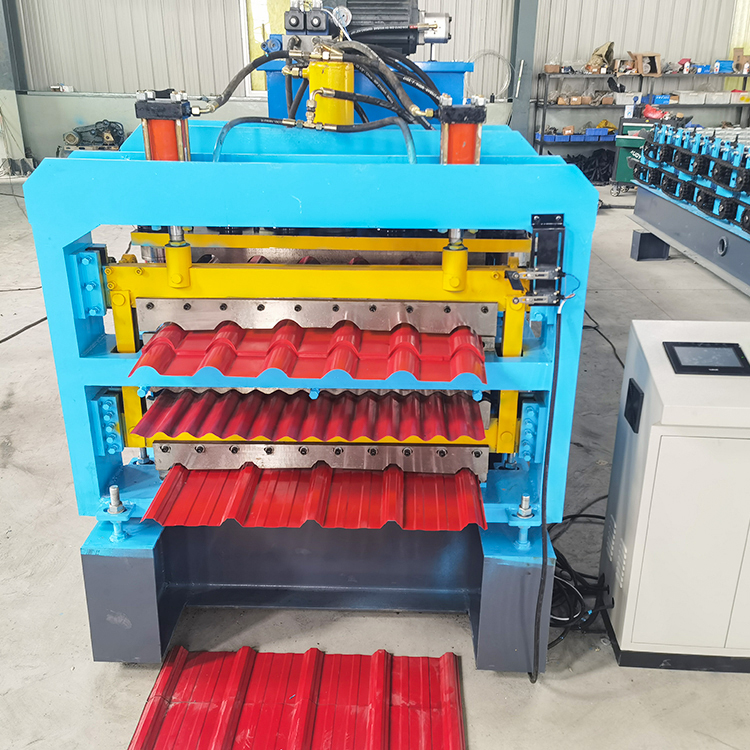 Three Layer Roofing Sheet Machine 9