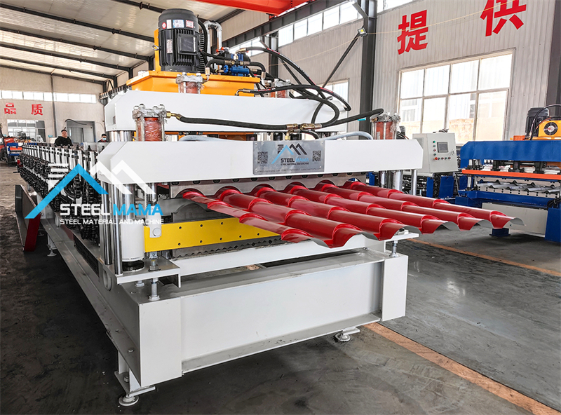 double layer roll making machine
