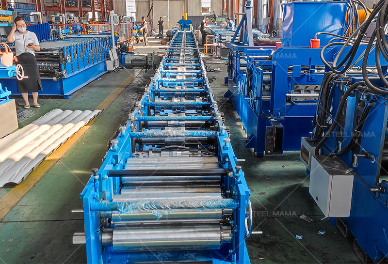 top hat roll forming machine