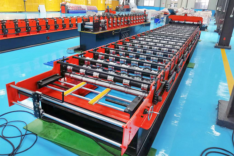 Hot Sale Automatic Color Steel Profile Metal Standard Euro Roof Tile Cold Roll Forming Machine