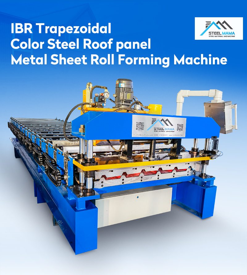 Trapezoidal IBR roofing sheet Machine