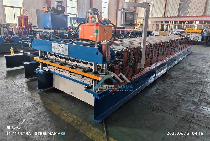 ibr roofing sheet double layer making machine factory