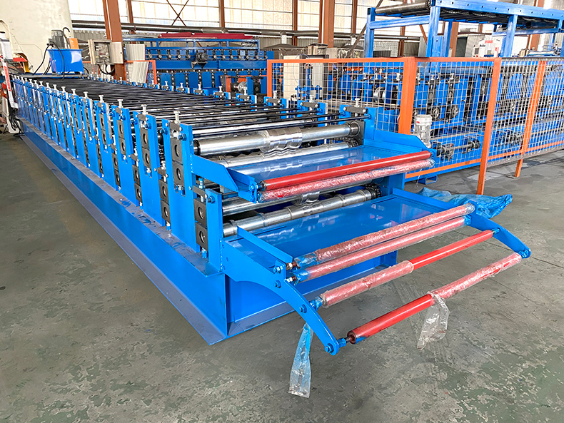 836 Corrugated Sheet 858 IBR Sheet Span Deck Double Deck layer Roof Panel Roll Forming Machine