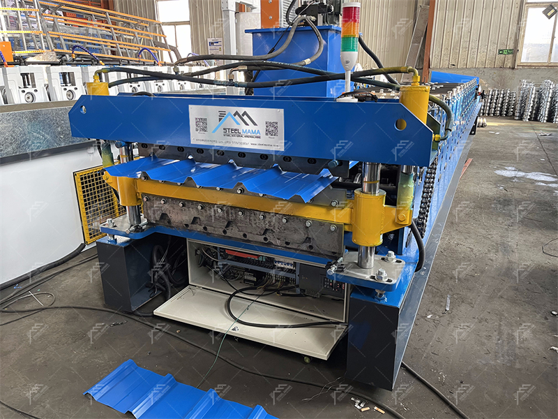 800 ibr trapezoid roof sheet machine