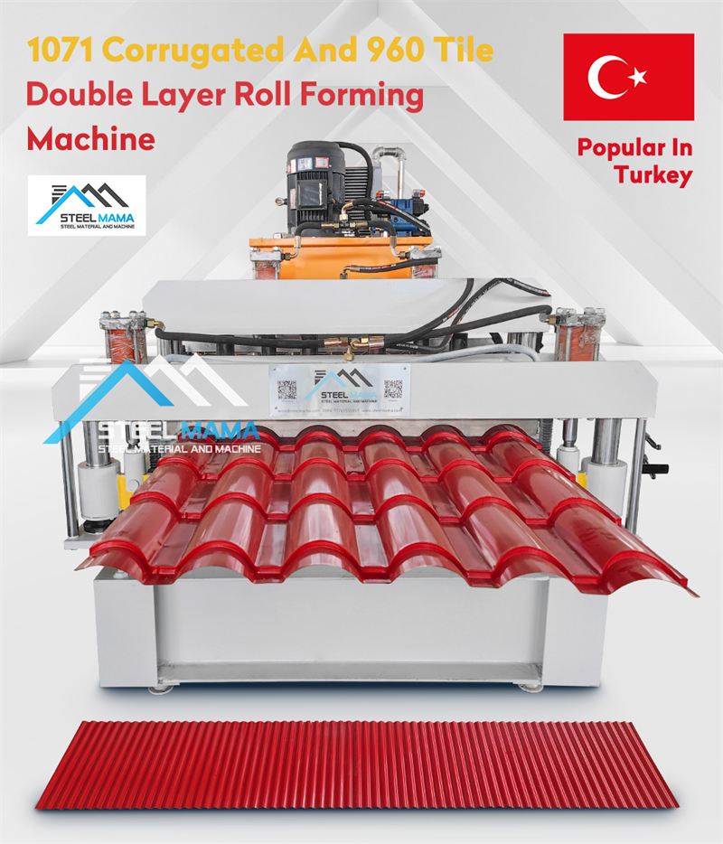 double layer panel forming machine