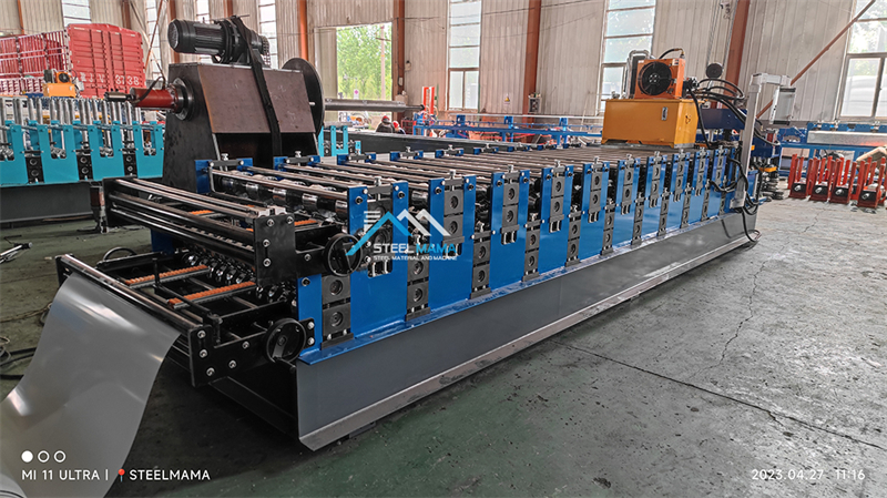 double layer roof tile machine