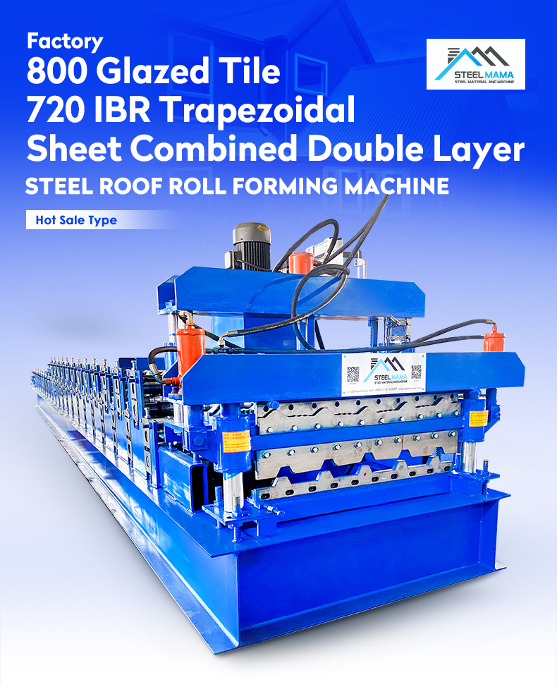 steelmama double layer roll forming sheet machine 
