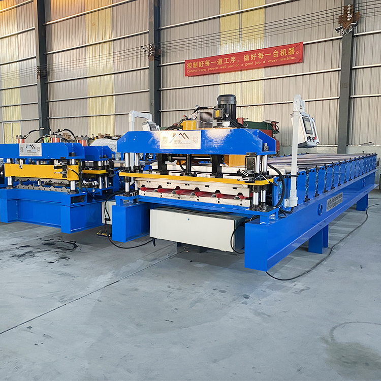 Zinc automatic 1000 IBR Trapezoid steel Sheet roll forming machine roof forming equipment