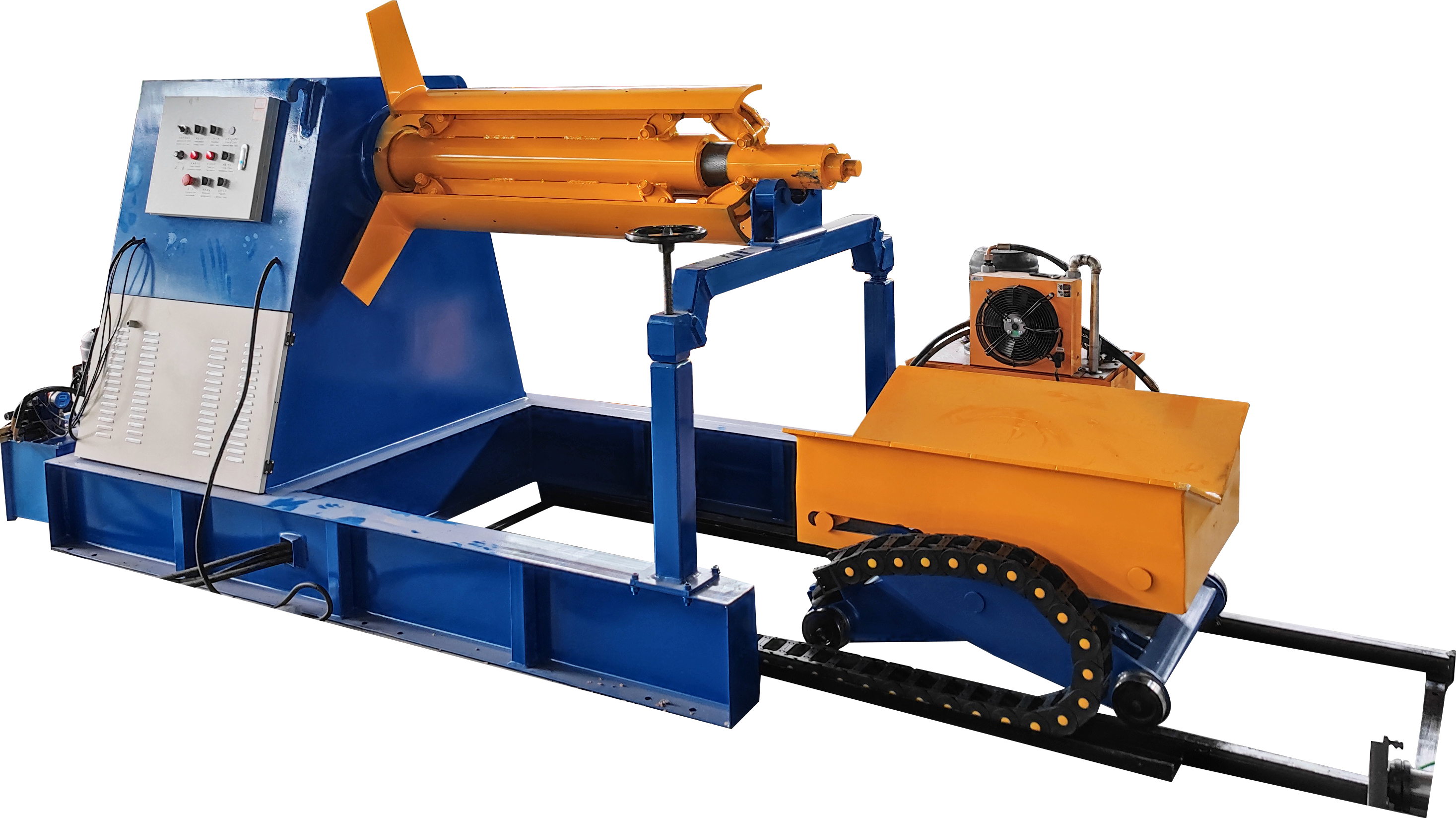 Hydraulic decoiler