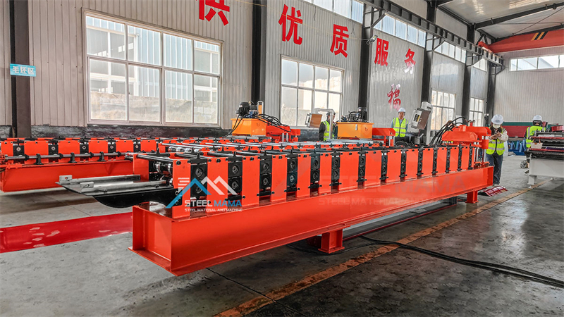 roof panel ridge cap forming machine