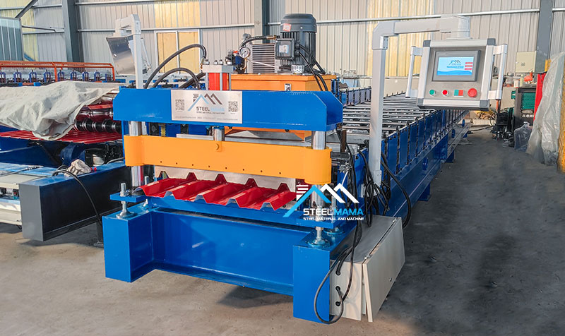 Trapezoidal-Profile-Roofing-Sheet-Forming-Machine