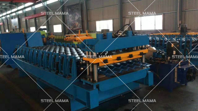 Steel Roofing Tile Roll Forming Machine