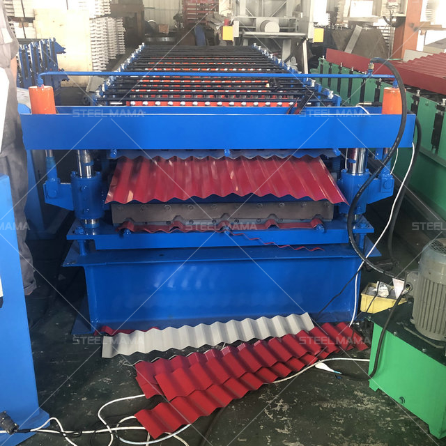 20mm Thickness Panel Double Layer Roof Sheet Roll Forming Machine Save Money and Space