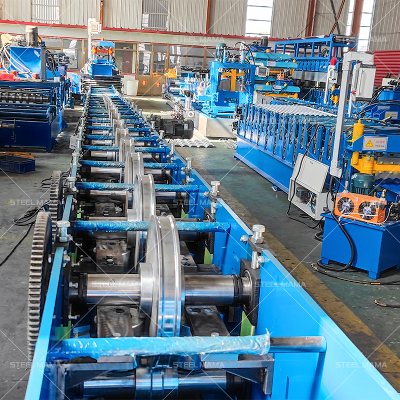 Factory Low Cost Metal Hat Channel Forming Machine Purlin Roll Forming Machine For Top Hat Price