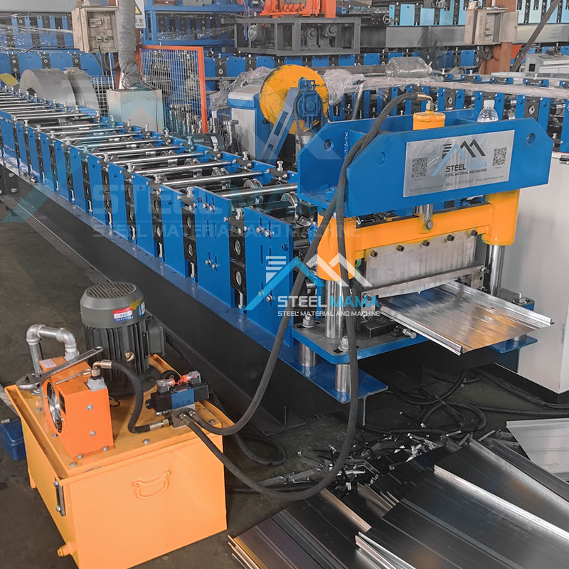 Top Quality Indonesia Popular Type Metal Roofing Standing Seam Roll Forming Machine Self Lock Seaming Roofing Sheet Equipment