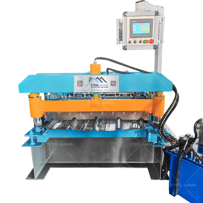 Bolivia PPGI GI PPGL GL Trapezoidal Type Metal Sheet Making Machine 840 IBR Roofing Sheet Roll Forming Machine for sale