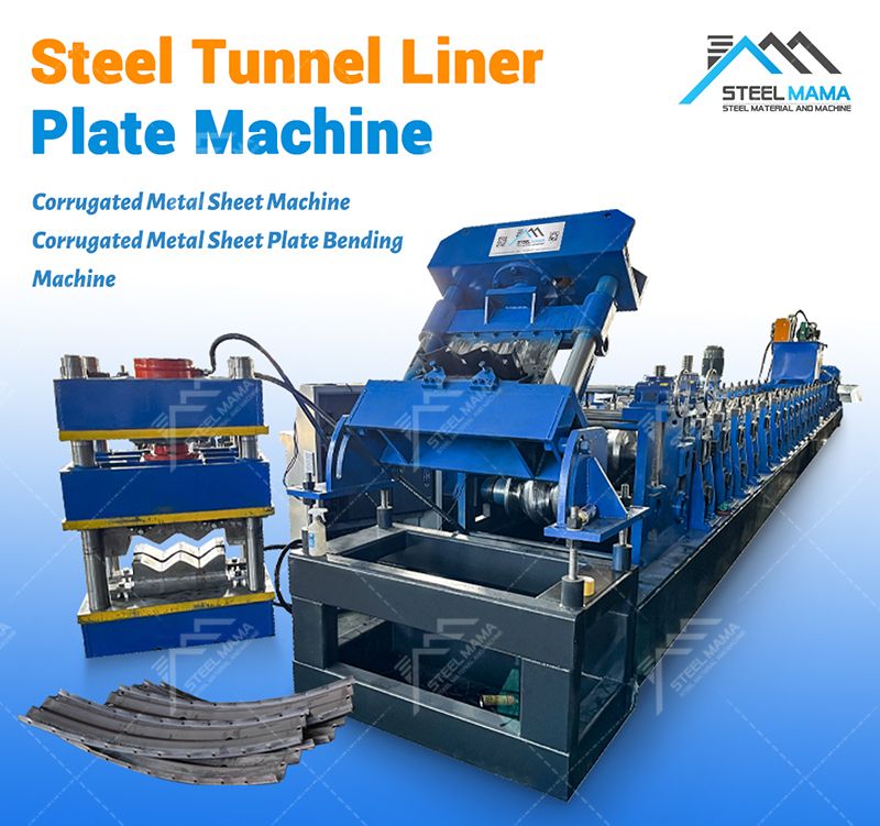 tunnel lining steel plate flange making machine