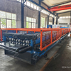 Indonesia Popular High Productivity Decking Floor Roll Forming Machine With PLC Control Machine