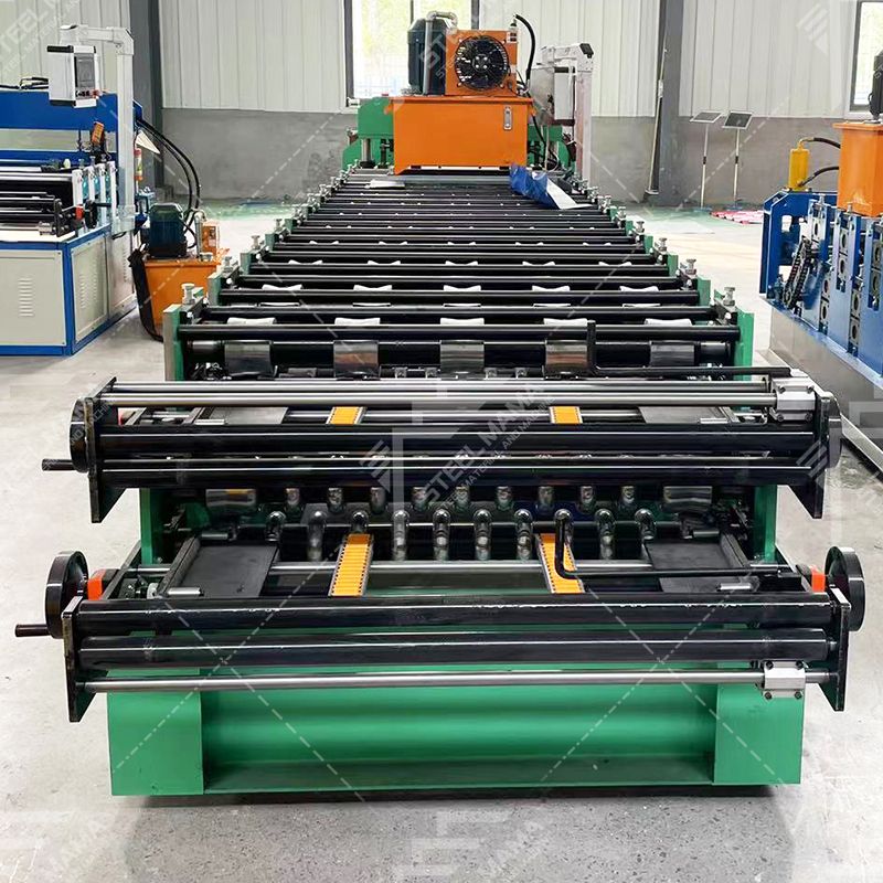 Bolivia Popular Full Automatic 836 Corrugated & 840 Trapezoidal Tile Double Layer Roof Sheet Roll Forming Machine