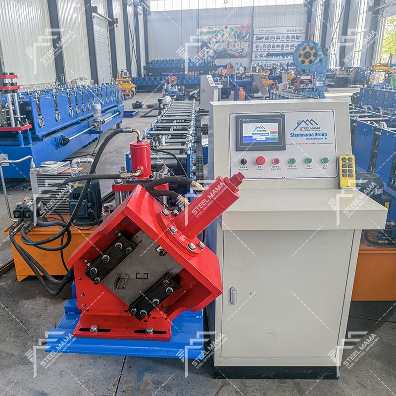 Morocco Popular Production High Quality Full Automatic C Channel Rack Machine