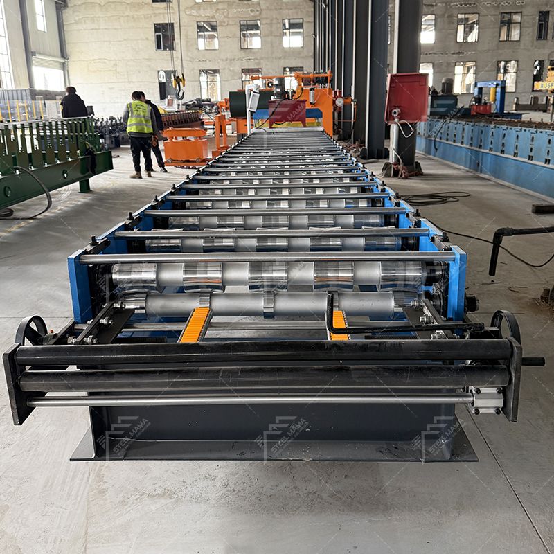 Durable Full Automatic 686 Trapezoidal Roofing Sheet Roll Forming Machine for Zimbabwe