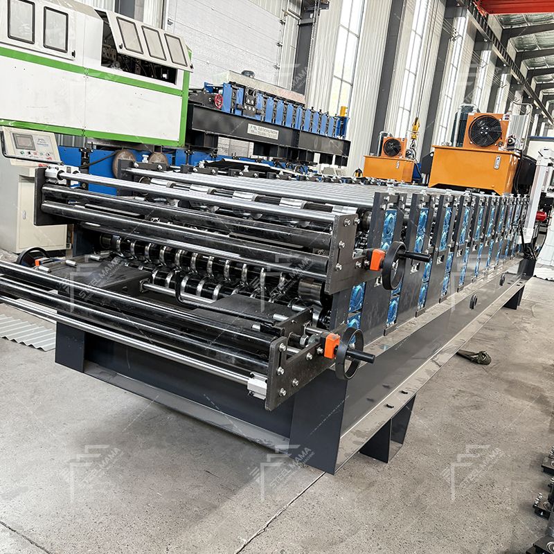 Galvanized Metal 820 Tile & 820 Corrugated Roof Sheet Making Double Layer Machine for Bolivia