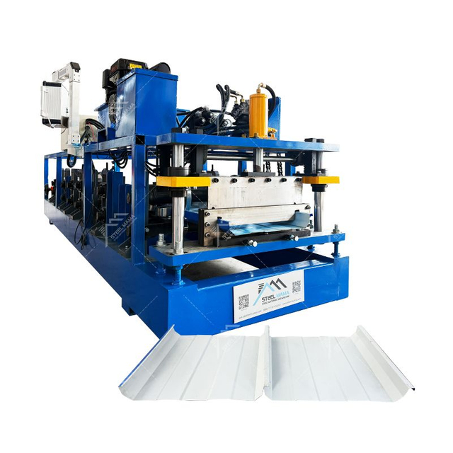 Mexico Popular High Speed KR18 Standing Seam Roof Sheet Roll Forming Machine