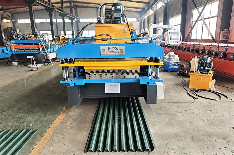double layer roofing making machine