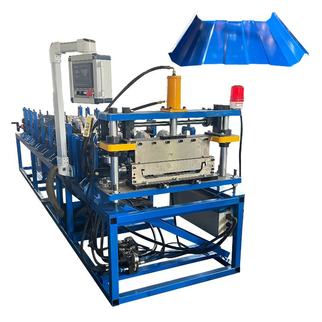 Argentina Popular High Efficiency Kr18 Standing Searm Roll Forming Machine