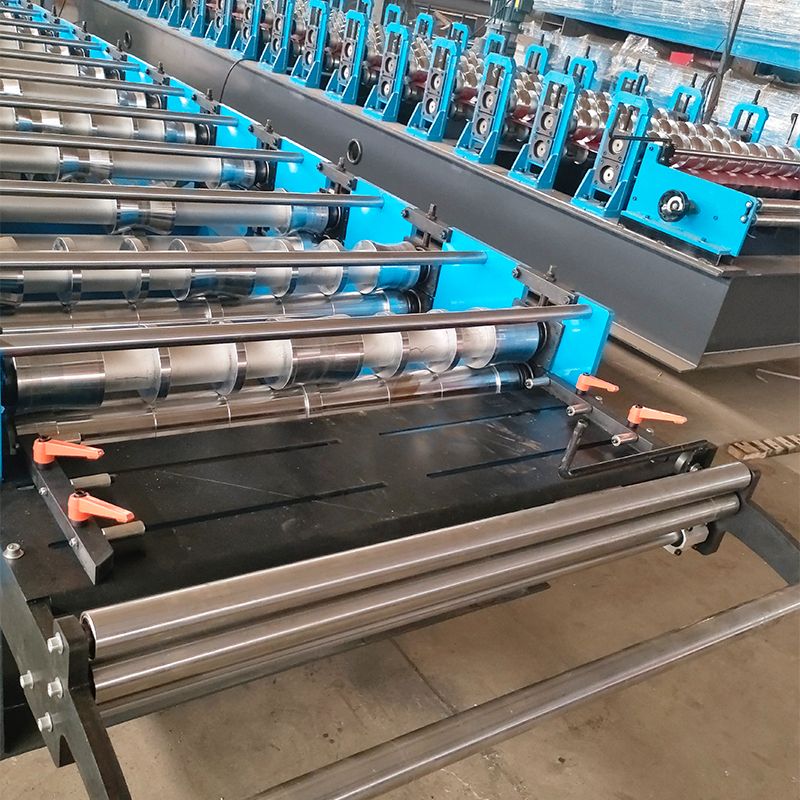Ivory Coast Popular High Efficiency Customizable 820 Trapezoidal Roofing Sheet Roll Forming Machine