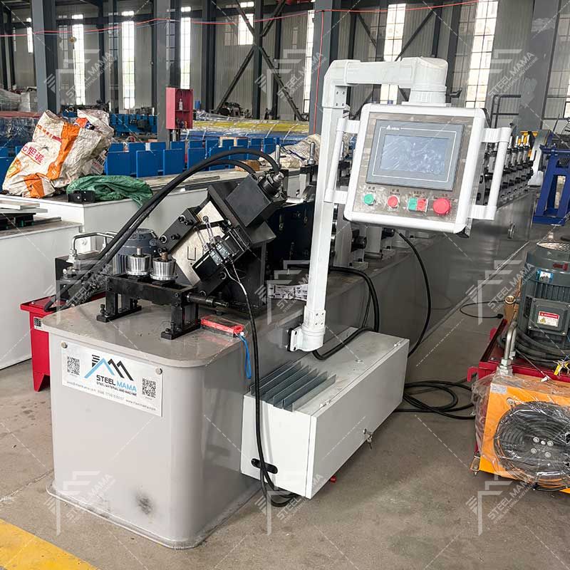 Steelmama Spain Popular High Productivity Metal U Track Double Row Keel Roll Forming Machine 