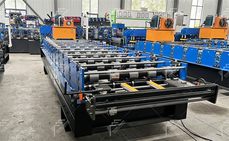 trapezoidal roof roll forming machine