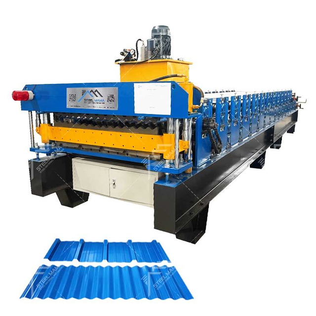 Dominican Popular High Standard 988 Corrugated & 1010 IBR Roofing Panel Double Layer Forming Machine Line