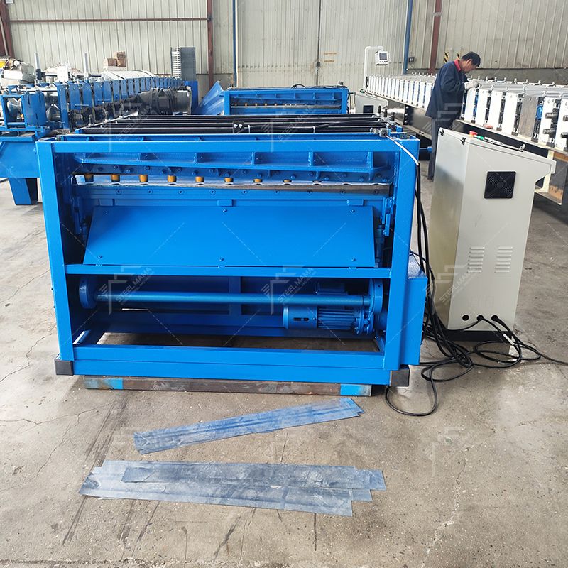 Ivory Coast Popular Galvanized Steel Profile High Efficiency 0.12mm Cut To Length Machine