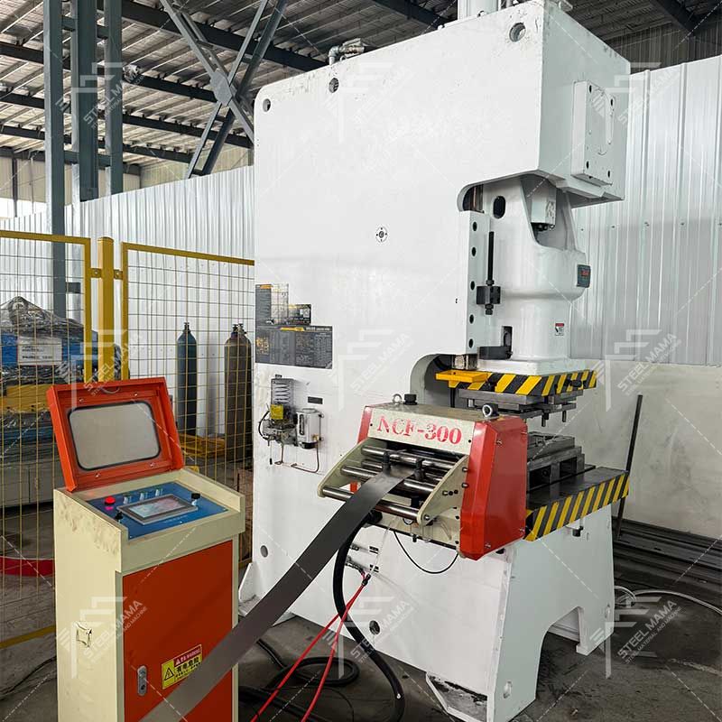 Steelmama Mexico Popular High Productivity Automatic Metal Punching Making Machine Production Line 
