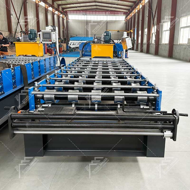 Steelmama Cameroon Popular 840 Trapezoidal Cold Roof Panel Sheet Roll Forming Machine for Sale