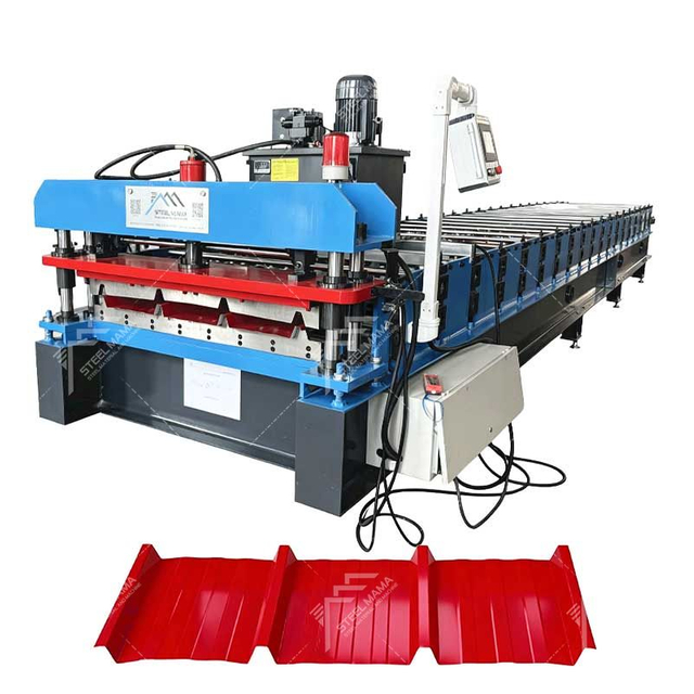 Peru Popular Full Automatic TR4 Trapezoidal Roofing Sheet Panel Roll Forming Machine Line