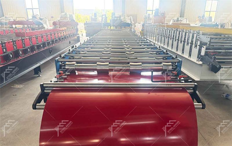 sheet color steel IBR machine