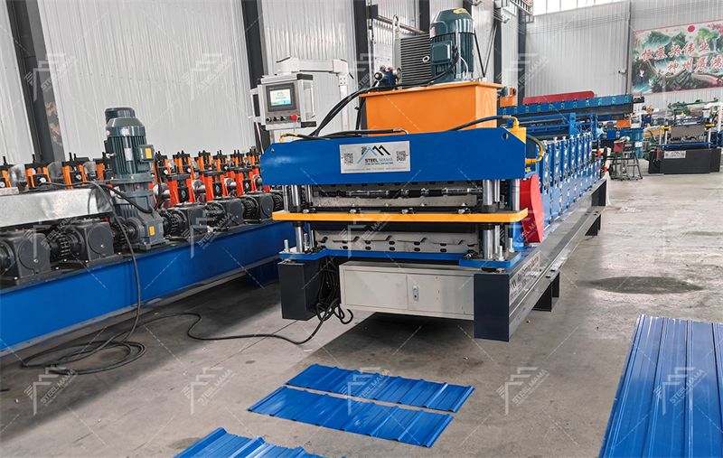 double layer glazed tile making machine