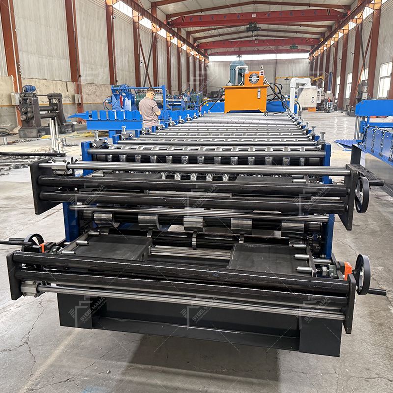 America Popular High Standard 840 Trapezoidal & 836 Corrugated Roofing Sheet Double Layer Machine