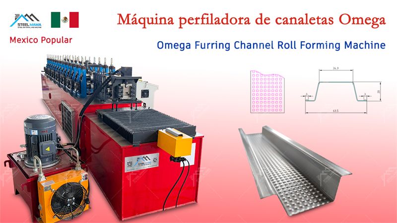 Omega cold roll forming machine