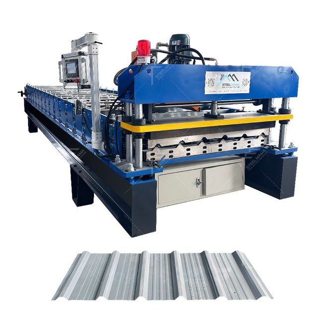 Iraq Popular High Performance Galvanized Steel 1000 Trapezoidal Roofing Sheet Roll Forming Machine