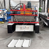 South Africa Popular High Efficiency Galvanized Steel 700 Spring Lock Roll Forming Machine