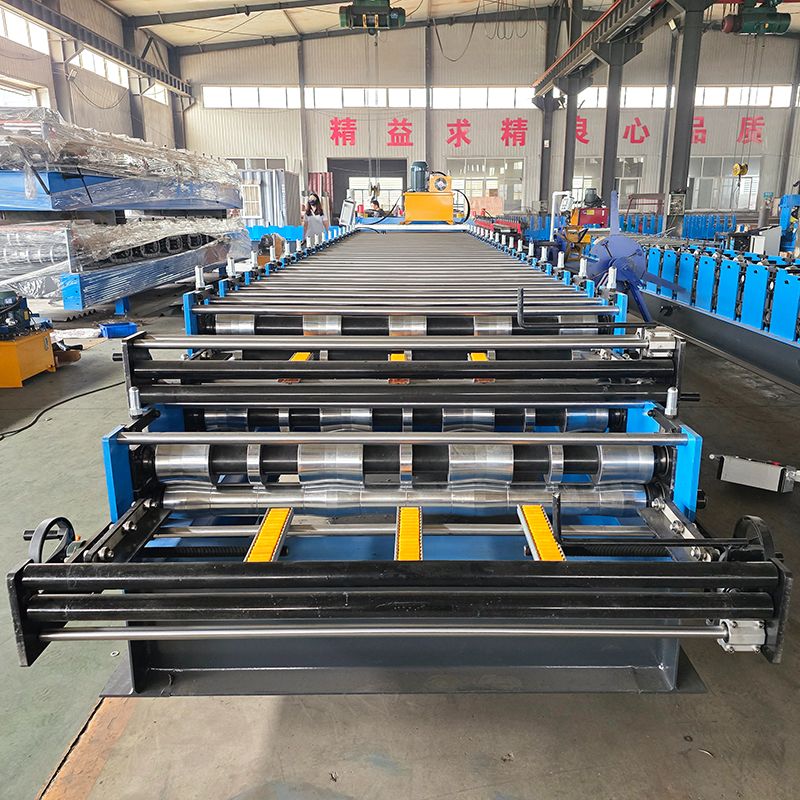 Peru Popular High Productivity TR4 IBR & TR5 IBR Roofing Sheet Double Layer Machine